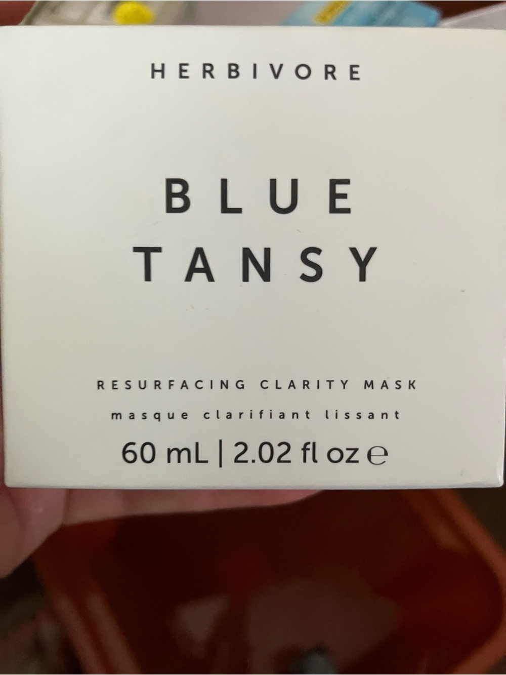 Blue Tansy Resurfacing Mask — White